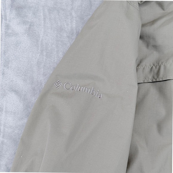 Columbia Sportswear Company Women's Size M Tan Hooded Anorak Rain Jacket - Picture 7 of 10